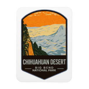 Chihuahuan Wüste Big Bend Nationalpark Magnet