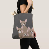 Chihuahuas Allover Tasche (Von Nahem)