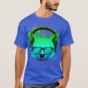 Chihuahuas DJ Geschenk für RaversTechno Psychedeli T-Shirt