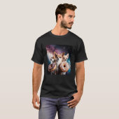 Chihuahuas In Space Donuts Chihuahuas Boys Girls W T-Shirt (Vorne ganz)