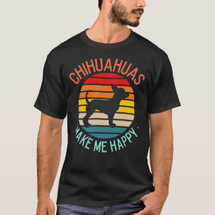 Chihuahuas macht mich glücklich T-Shirt