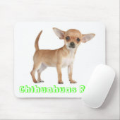 Chihuahuas Rule Puppy Dog Computer Mouse Pad Mousepad (Mit Mouse)
