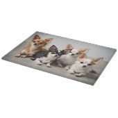 Chihuahuas Schneidebrett (Ecke)