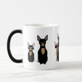 Chihuahuas-Tasse Verwandlungstasse (Links)