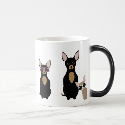 Chihuahuas-Tasse Verwandlungstasse (Rechts)
