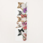 Chihuahuas und Blume Yogamatte (Vorderseite)