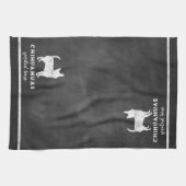 Chihuahuas verdarben hier Vintage Tafel Küchentuch (Horizontal)