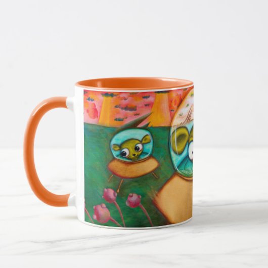 Chihuahuas von Äußer-Raum Tasse (Links)