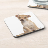 Chihuahuawelpe (2 Monate alte) Untersetzer (Linke Seite)