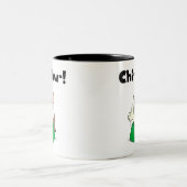 Chihuhua Chi-Wow T - Shirt und Geschenke Zweifarbige Tasse (Mittel)