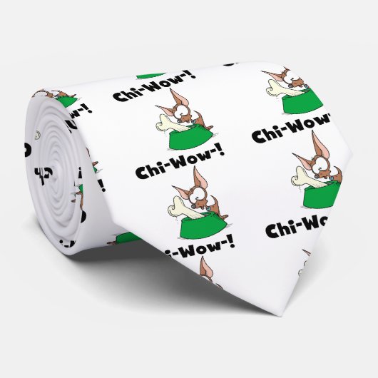 Chihuhua Chi-Wow T-Shirts und Geschenke Krawatte (Gerollt)