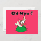 Chihuhua Chi-Wow T - Shirts und Geschenke Postkarte (Vorne/Hinten)