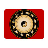 Chiinese Zodiac Wheel Magnet (Horizontal)