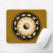 Chiinese Zodiac Wheel Mousepad (Mit Mouse)