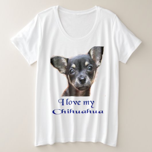 Chijuajua Große Größe T-Shirt (Design vorne)