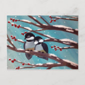 Chikadees Postkarte (Vorderseite)