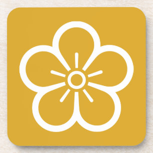 Chikage Ume-Blüte Getränkeuntersetzer