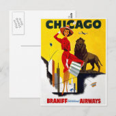 Chikago Postkarte (Vorne/Hinten)