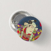Chikanobu Samurai 1:5 Button (Vorne & Hinten)