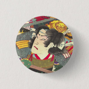 Chikanobu Samurai 5:5 Button