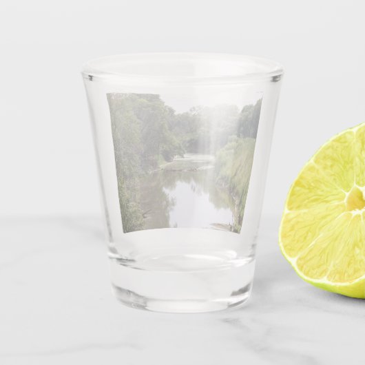 Chikaskia River Schnapsglas (Rückseite)