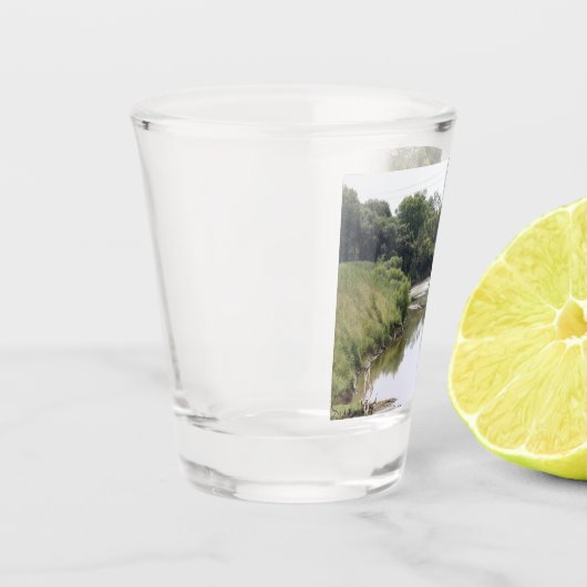 Chikaskia River Schnapsglas (Links)