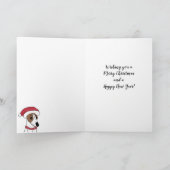 Chiko, der Rettungshund Feiertagskarte (Innenseite)