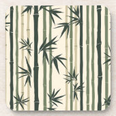 Chikurin Zen (Bamboo Grove) Getränkeuntersetzer (Vorderseite)