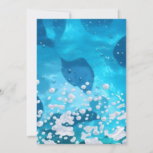 Chil bruh Barbeque Winter Pool Party 13. Geburtsta Einladung (Rückseite)