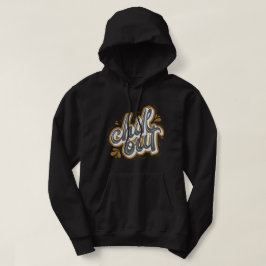 Chil out l trendy motivierend Satz Männer schwarz Hoodie