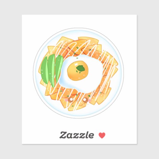 Chilaquiles Rojos Aufkleber (Blatt)