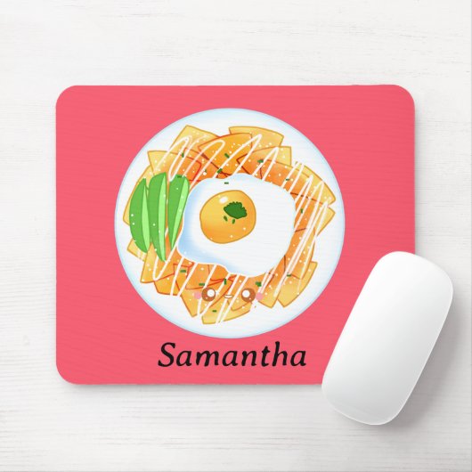Chilaquiles Rojos Mousepad (Mit Mouse)