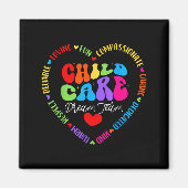 Chilare Dream Team Daycare Crew School Provider Te Magnet (Vorne)