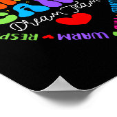 Chilare Dream Team Daycare Crew School Provider Te Poster (Ecke)