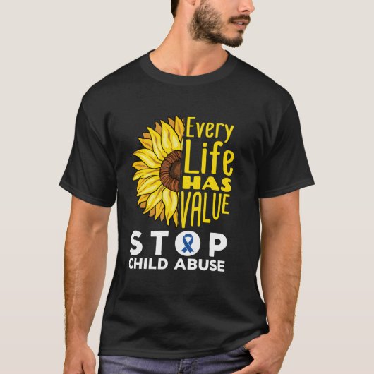 Child Abuse Awareness T-Shirt (Vorderseite)