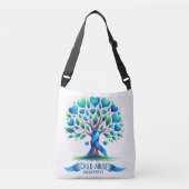 Child Abuse Awareness Tote Bag Tragetaschen Mit Langen Trägern (Vorderseite)