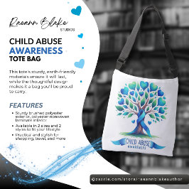 Child Abuse Awareness Tote Bag Tragetaschen Mit Langen Trägern