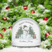 Child Festive Snowman Scene Snow Globe Gift Schneekugeln (Weihnachten)