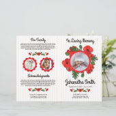 Child Funeral Program Template (Stehend Vorderseite)