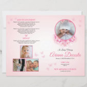 Child Funeral Program Template | Editable Memorial (Vorderseite)