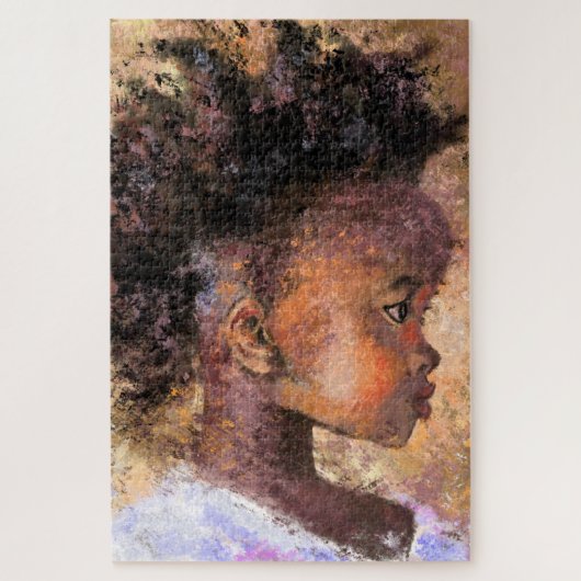 Child Hope Look - Peace - Rettend Kinder - Kunstma Puzzle (Vertikal)