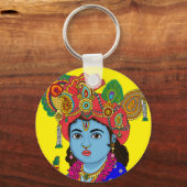 Child Krishna Keychain Schlüsselanhänger (Vorderseite)