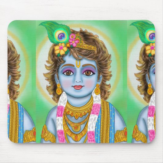 Child Krishna Mouse Pad Mousepad (Vorne)