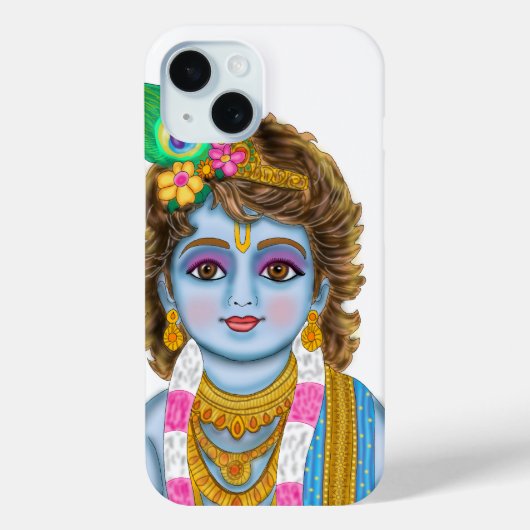 Child Krishna Telefonabdeckung Case-Mate iPhone Hülle (Rückseite)