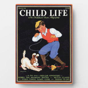 "Child Life war ein amerikanisches Kindermagazin" Fotoplatte