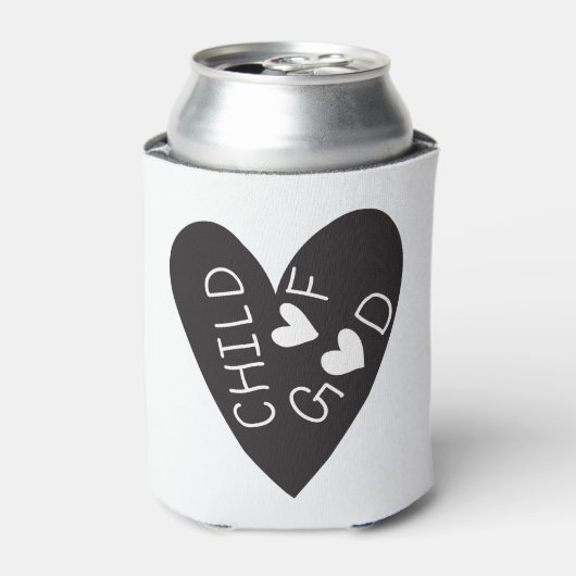 Child of God Black Heart Dosenkühler (Kanne Vorderseite)