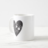 Child of God Black Heart Kaffeetasse (Vorderseite Links)
