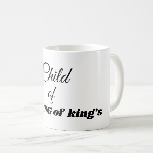 Child of God Kaffeetasse (VorderseiteRechts)