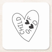 Child of God Rechteckiger Pappuntersetzer (Vorderseite)