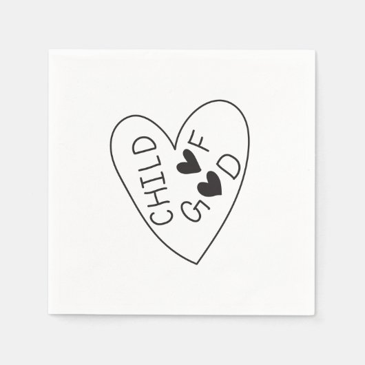 Child of God Serviette (Vorderseite)